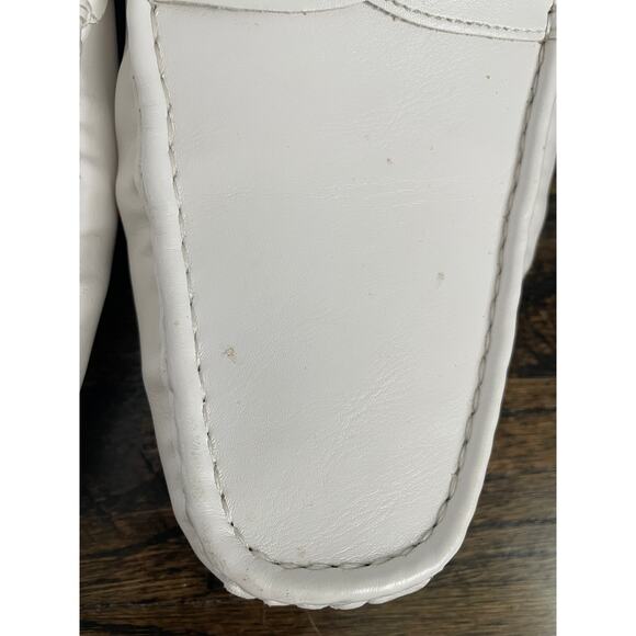 Jousen Milan White Loafer Shoes Size 11.5 - Picture 5 of 7
